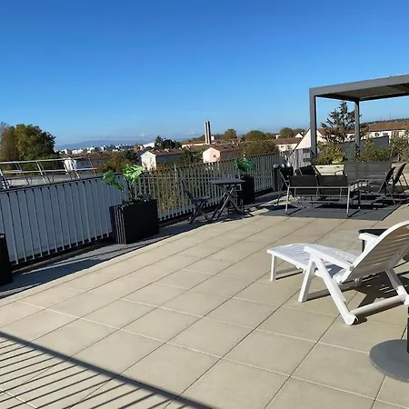 Rooftop Pour 4 Personnes Strasbourg Exterior photo
